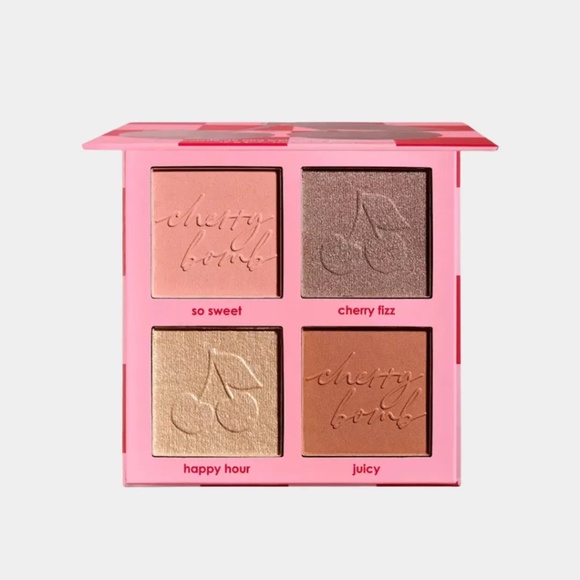 CIATÉ LONDON Cherry Bomb Blush and Highlighter Palette (Light Medium) - Picture 1 of 5